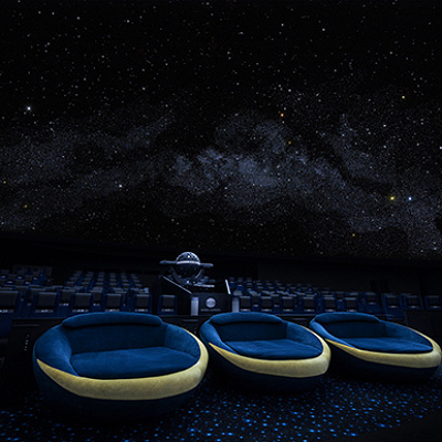 スカイツリーのプラネタリウム三日月シート