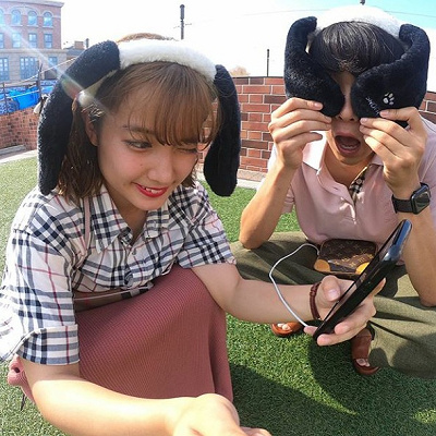 スヌーピーのたれ耳カチューシャはカップルに大人気