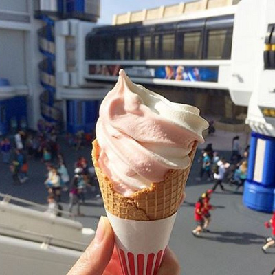 ソフトランディングのアイスクリーム