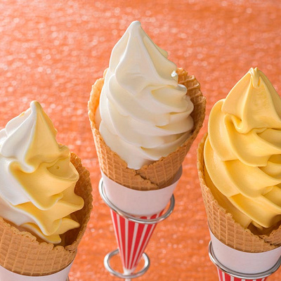 ソフトクリーム（パンプキン／ミルク／ミックス）