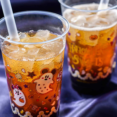 スパークリングブラックティータピオカドリンク