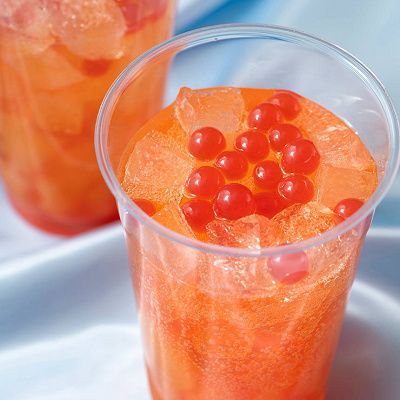 スパークリングドリンク（オレンジ＆ストロベリー）