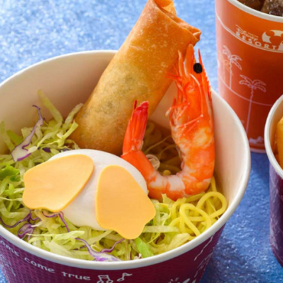 スペシャルセット（春巻きとエビの冷やし麺（ゆず塩））
