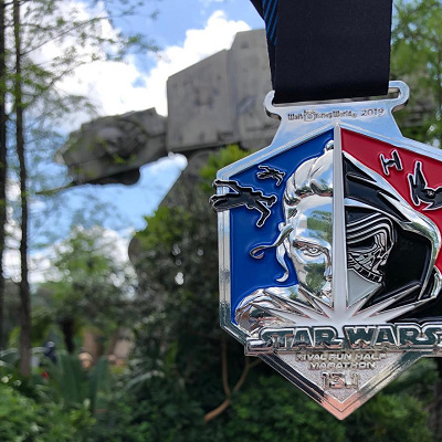 Star Wars Rival Runハーフマラソンのメダル