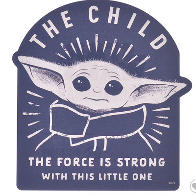 スター・ウォーズ ザ・チャイルド シール・ステッカー イラスト ダイカット マンダロリアン