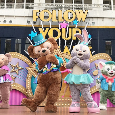 ステップ・トゥ・シャインでのステラ・ルーとダッフィー＆フレンズ