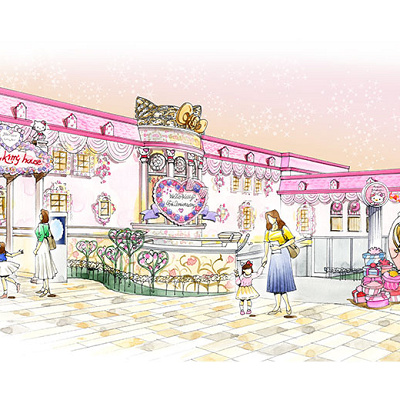 いちご馬車スポットイメージイラスト