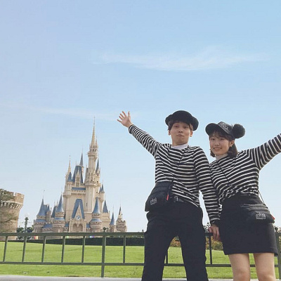 ストライプコーデ