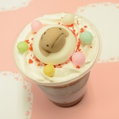 ひょっこり！オオサンショウウオチョコドリンク