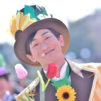 良い笑顔で迎えてくれるサンフラワーさん