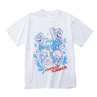 スーパーマリオ・パワーアップ・サマー　グッズTシャツ