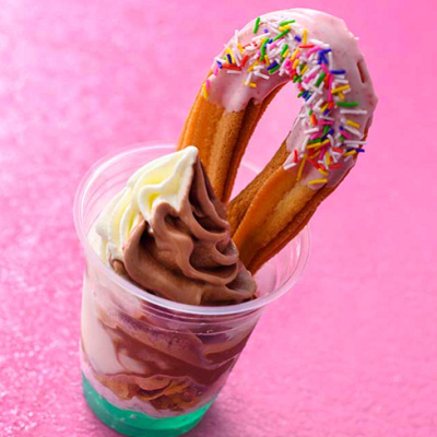 スウィーツ・ポップ・ワールドサンデー（ライムゼリー）：850円