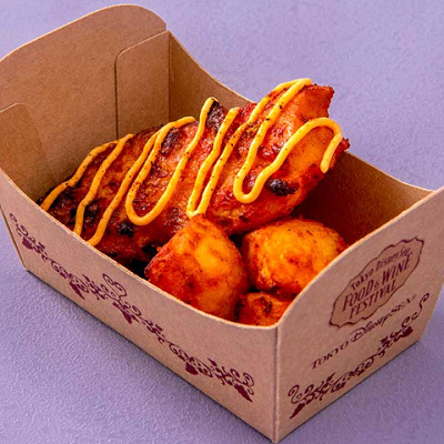 チーズソースのタンドリーチキン