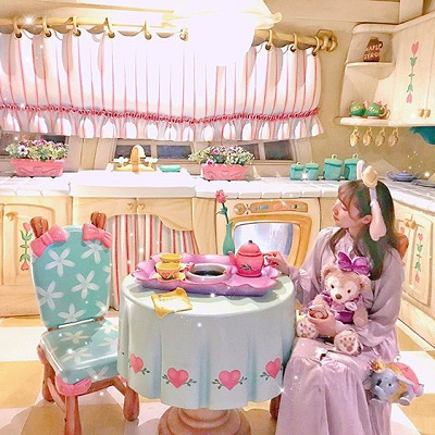 ティータイムのポーズ