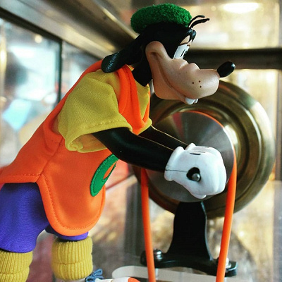 グーフィーが作るポップコーンはとっても美味しいですよ♡