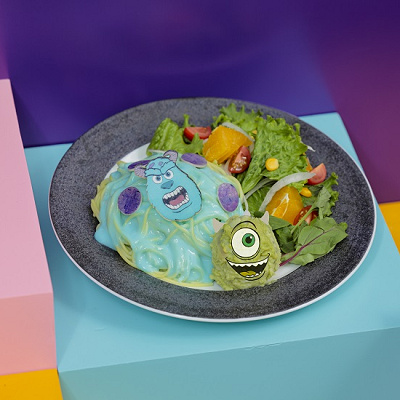 2人は名コンビ！スパゲッティプレート