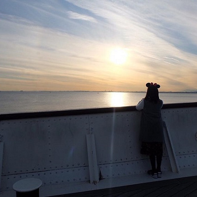 デッキから見る東京湾