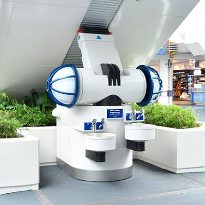 トゥモローランドのハンドウォッシングエリア