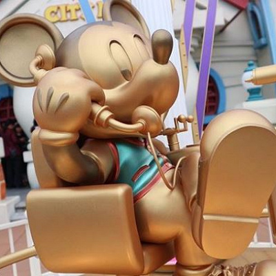 トゥーンタウンのハピエストミッキースポット 