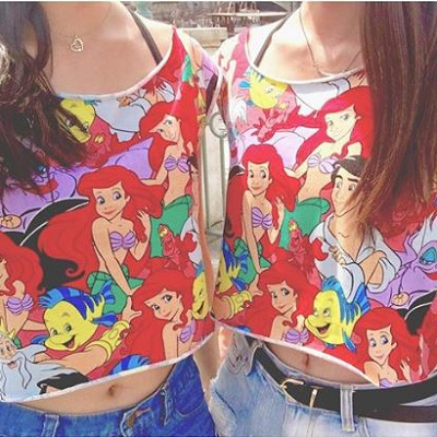 総柄Tシャツアレンジ
