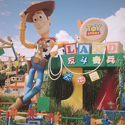 トイストーリーランドのエントランス