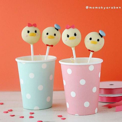 ツムツムのケーキポップ