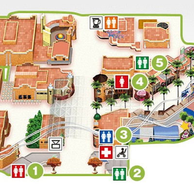 USJバリアフリーマップ（ハリウッドエリア）