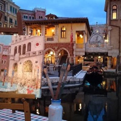 ヴェネチア・ゴンドラのフォトポイント