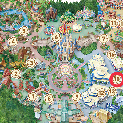 トレジャーコメット横のワゴンの場所