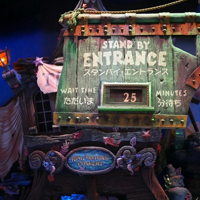マーメイドラグーンシアターの待ち時間