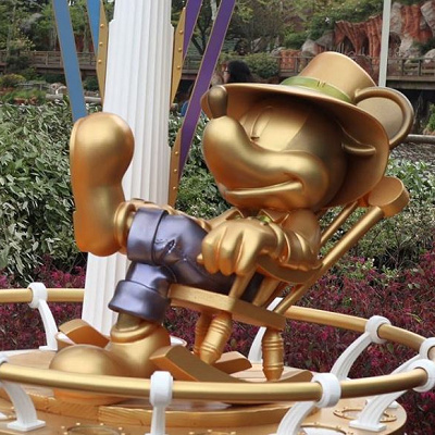 ウエスタンランドのハピエストミッキースポット