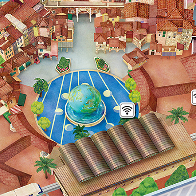 ディズニーシーのWi-Fiスポット