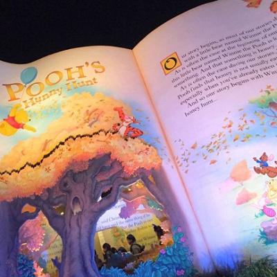 長時間並ぶアトラクションの筆頭、プーさんのハニーハント