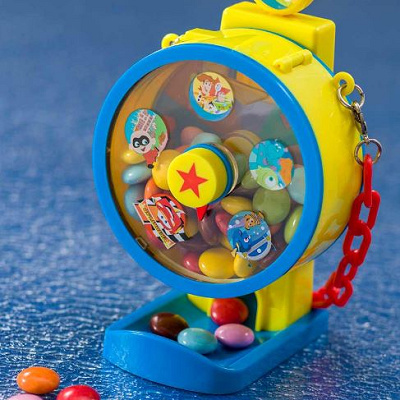 カラフルチョコレート ミニスナックケース付き