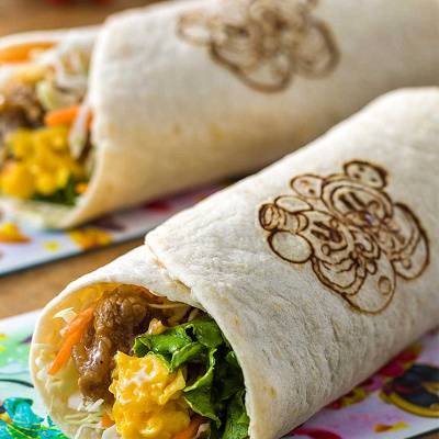 ラップサンド（焼肉＆エッグ）