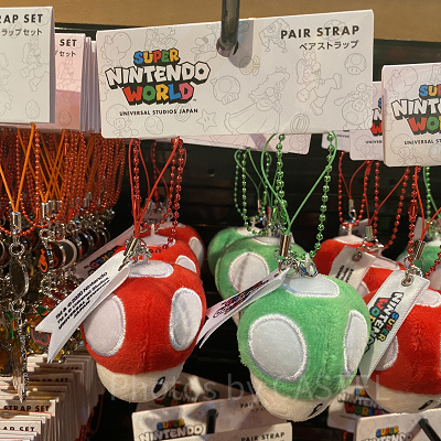 1UPキノコのペアストラップセット