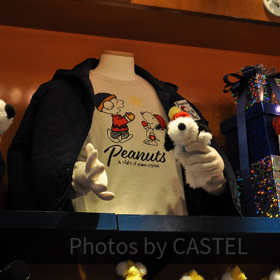 2019年スヌーピークリスマスグッズディスプレイ