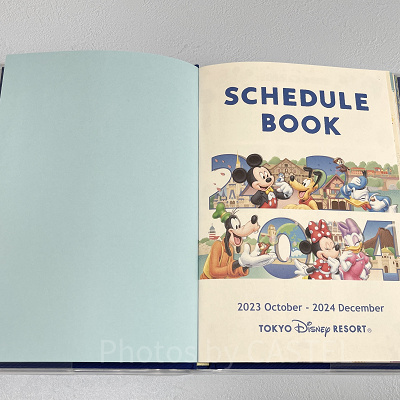 2024年スケジュール帳 中表紙