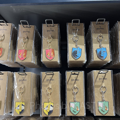 ホグワーツ4寮パステルカラーのキーリング