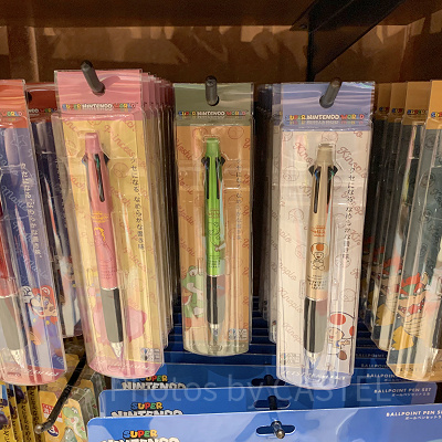 5色ボールペン（マリオ/ピーチ/ヨッシー/キノピオ/クッパ）
