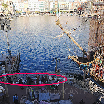 ディズニー・クリスマス・グリーティングの穴場の鑑賞場所