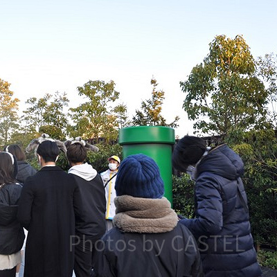 マリオのゲームでおなじみの大きな土管