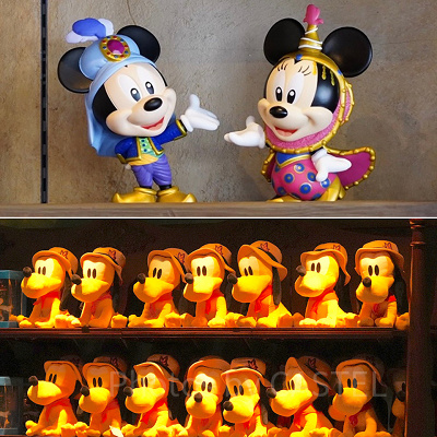 アブーズ・バザールの景品のフィギュアとぬいぐるみ