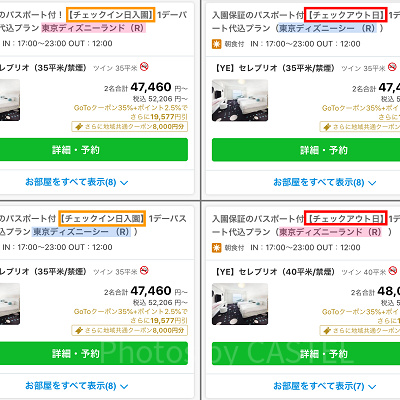 ディズニーチケット付き宿泊プラン