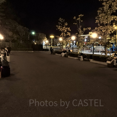 21時をすぎると、乗車する方々でたくさん！