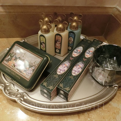 洗面台にセットされているアメニティー