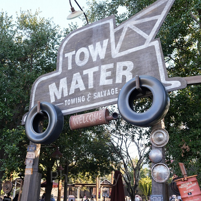 カリフォルニアアナハイムディズニーのアトラクション：メーターのジャンクヤード・ジャンボリー