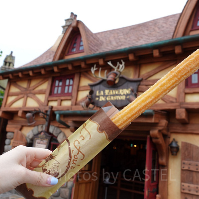 アップルキャラメル味のチュロス