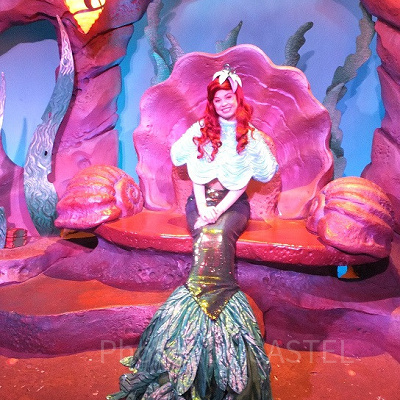 美しいアリエルに会うことができるアリエルのグリーティンググロット