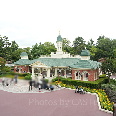 蒸気船マークトウェイン号の乗り場周辺